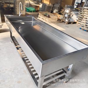 Mesa de disección veterinaria de acero inoxidable 304 de Shandong para animales grandes, ganado, ovejas, caballos, mesa de operaciones para hospitales de mascotas - Product Image 3