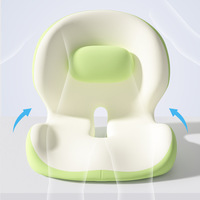 Coussin de siège en mousse à mémoire de forme avec support dorsal, design enveloppant pour chaise de bureau, siège de voiture, chaise d'étudiant, coussin de confort