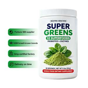 Precio al por Mayor, Nuevo, Polvo de Superalimentos con 32 Nutrientes, Polvo de Jugo Verde, Polvo de Superalimentos Verdes, Supergreens - Product Image 1