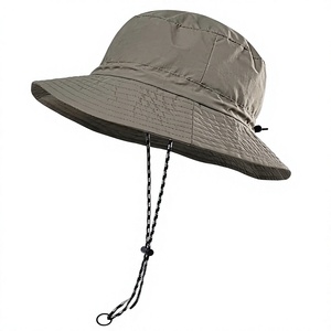 Custom OEM ODM Design Logo Unisex Outdoor Sporty Cowboy <b>Hat</b> Luxury Image Style Waterproof Surf Drawstring Low MOQ Casual Salt - Product Image 6