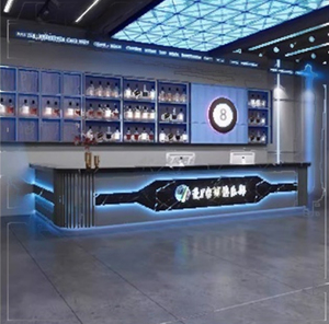 Mostrador de Recepción Moderno y de Lujo en Fibra de Vidrio, Personalizado para Hotel, Salón o Tienda - Product Image 5