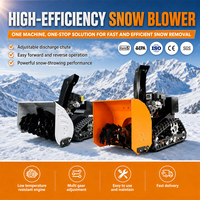 Souffleuse à neige sur chenilles télécommandée multifonction 600 mm pour le nettoyage des routes et des cours en hiver