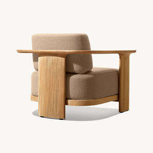 आउटडोर गार्डन सोफा टीक सोफे सेट सनरूम आउटडोर गार्डन फर्नीचर टेक फर्नीचर पैटियो सोफा आउटडोर कॉफी टेबल सेट - Product Image 2