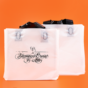 Borse in Plastica Personalizzate Resistenti per Shopping, Abbigliamento, <span class=keywords><strong>Scarpe</strong></span> e Regali con Manici in Plastica - Product Image 6