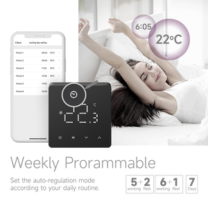 Termostato Digitale WiFi Beok TGM50 220V Programmabile per Riscaldamento a Pavimento con Controllo tramite App - Product Image 3