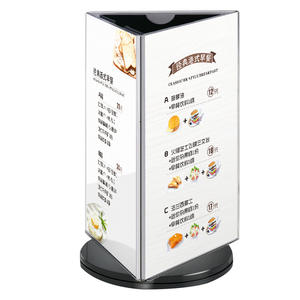 Exhibidor <span class=keywords><strong>de</strong></span> Acrílico <span class=keywords><strong>de</strong></span> 4 Lados para Mesa, 4 x 6, con Base Giratoria - Product Image 4