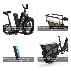 Zerogo k008 ישיר אופניים 500 מסך lcd + מסך lcd + app מטען אופניים היברידי חשמלי - Product Image 5