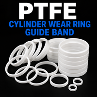 Hochbelastbarer PTFE-Zylinder-Verschleißring-Führungsband für Bagger, Bulldozer, Pressmaschinen, kundenspezifische Größe, OEM-Zeichnung, Ning E Guangdong
