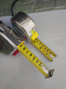 Ruban à mesurer à noyau en métal plaqué argent ABS couleur assortie règle anti-chute coque résistant à l'usure échelle <span class=keywords><strong>double</strong></span> face 3M5M7.5M10M - Product Image 2