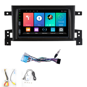 Autoradio Android pour Suzuki Grand Vitara <span class=keywords><strong>3</strong></span> 2005-2015, 7 pouces, <span class=keywords><strong>2</strong></span> Din, lecteur multimédia, avec cadre, Navigation GPS - Product Image 2