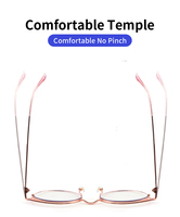 Lunettes anti-lumière bleue tendance, nouvelle collection, monture métallique, verres photochromiques pour la protection solaire, lunettes photochromiques