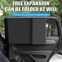 Couverture de pare-soleil de fenêtre de voiture d'été Pare-soleil magnétique puissant pour un ombrage complet Couverture de protection magnétique opaque