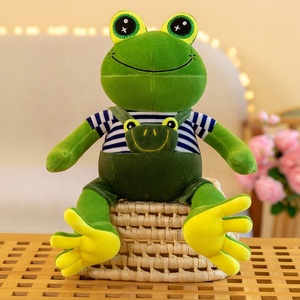 ลิซ่าของเล่นตุ๊กตากบคู่น่ารัก, ตุ๊กตาผ้าฝ้ายออร์แกนิกของเล่นนุ่มยัดไส้เล็บเครื่องของขวัญวันเกิด - Product Image 3