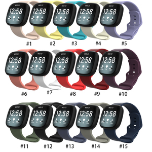 Correa de reloj inteligente de goma, correa de repuesto flexible para Fitbit <span class=keywords><strong>Versa3</strong></span> - Product Image 2