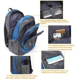 Custom Waterproof Oxford <b>Laptop</b> <b>Backpack</b> Outdoor Camping Travel Bag - Product Image 4