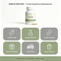 Capsules de soutien pour le drainage lymphatique, nettoyage du système lymphatique, équilibre des fluides, confort articulaire, complément botanique au trèfle rouge, 60 unités