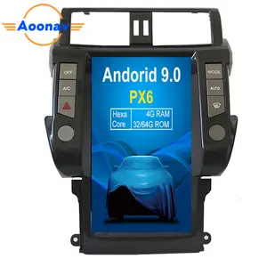 AOONAV Android 9.0 车载收音机多媒体视频音频播放器适用于丰田陆地巡洋舰 Prado 150 2010 2011 2012 2013