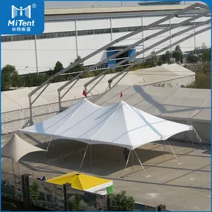 Guangzhou Mite 10x20m Bedouin Stretch Tent with Flame Retardant PVC Roof Canvas