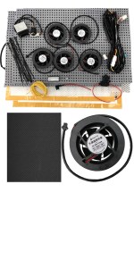 Sistema de Ventilación y Calefacción para Asientos de Automóvil JIUYI, Sistema de Ajuste de Temperatura del Asiento, Color Negro, en Caja Deportiva, Cojín de Asiento de 12V - Product Image 4