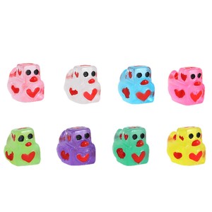 Lanshuo Colgante de Corazón de Pato 3D que Brilla en la Oscuridad, Accesorio de Joyería DIY, Llavero, Regalo, Adorno de Escritorio, Estilo de Dibujos Animados Unisex - Product Image 5