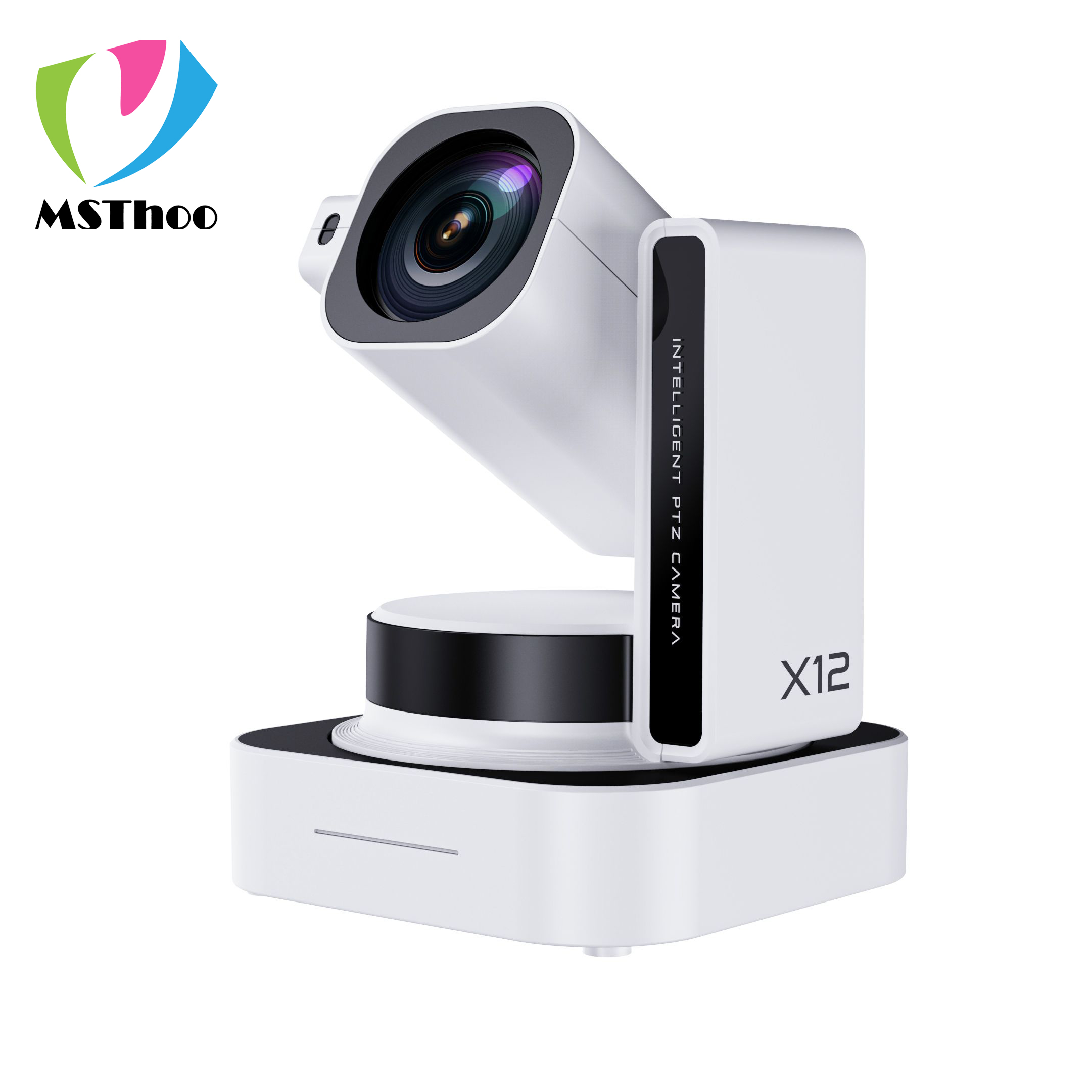 MSThoo MST-PD12W 4K PTZ Video Conference Camera - 12x Optical Zoom, Wide Angle for Meetings Online E