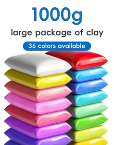 <span class=keywords><strong>Arcilla</strong></span> <span class=keywords><strong>Polimérica</strong></span> de Secado al Aire, 36 Colores, 1000g, Venta al Por Mayor, Súper Ligera, No Tóxica, para Niños, Manualidades Educativas, Proyectos Artísticos, Recuerdos de Fiesta, Edades 14+ - Product Image 3
