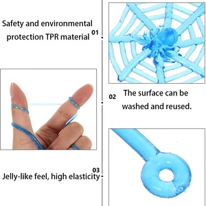 Nuevo Regalo de Halloween 2023, Telaraña Adhesiva para Escalar Paredes, Juguete Educativo Elástico, Juguetes de Red de Araña TPR, Juguetes Clásicos Pequeños - Product Image 3