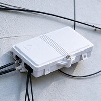 Boîtier de distribution de fibre optique étanche IP65 mini ODF FTTH 2 cœurs pour projets de télécommunications et d'accès Internet (ISP) - Vente directe usine