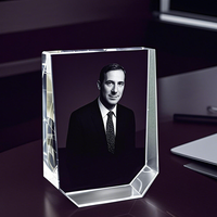 Noble en gros pas cher trophée de plaque de cristal vierge avec récompense de trophée de cadeau de bureau d'affaires de réalisation de Sublimation
