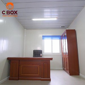 Escuela Móvil Cbox para Obras de Construcción con Muro Cortina de Vidrio, Edificio de Oficinas Integrado para Proyectos, Casa Contenedor Prefabricada de Paquete Plano - Product Image 2