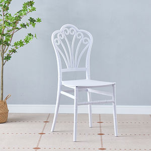 Chaises en plastique empilables chics pour événements, élégantes, fourniture directe d'usine, style moderne, chaise en plastique bon marché - Product Image 4