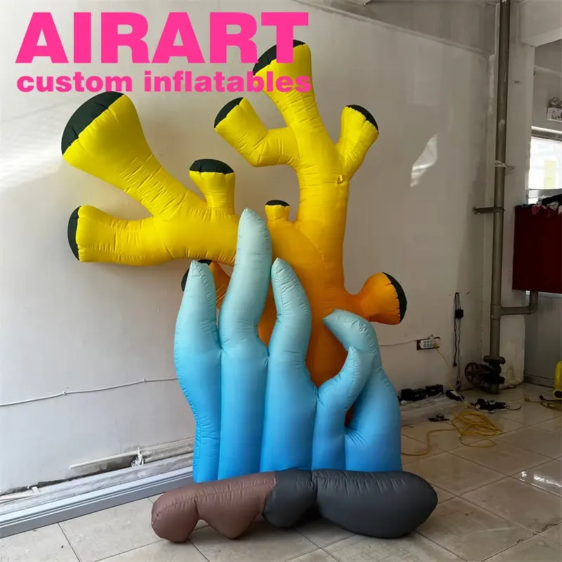 Alta qualidade inflável coral balão inflável coralal decoração