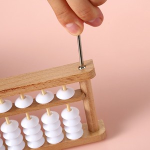 ชุดอุปกรณ์ทำลูกคิดจีนแบบ DIY |   ชุดประกอบลูกคิดพลาสติกทำมือสำหรับเด็ก ของเล่นเสริมพัฒนาการสำหรับเด็กอนุบาล แบรนด์ <span class=keywords><strong>EZ</strong></span> สำหรับการเรียนรู้ STEM - Product Image 3