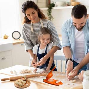 Moules à raviolis de cuisine, accessoires de cuisine, artefact manuel pour la pâtisserie, fabricant de raviolis 2 en 1 - Product Image 4