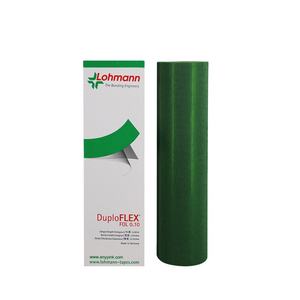 Nastro <span class=keywords><strong>Biadesivo</strong></span> Lohmann Duploflex Fol 0.10 Verde <span class=keywords><strong>per</strong></span> Montaggio su Pannello 310mm X 4.5m Adesivo in <span class=keywords><strong>Gomma</strong></span> <span class=keywords><strong>per</strong></span> Stampa Flessografica - Product Image 3
