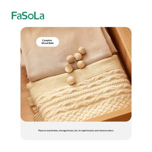 FaSoLa - Tiras y Bolas <span class=keywords><strong>de</strong></span> <span class=keywords><strong>Madera</strong></span> <span class=keywords><strong>de</strong></span> Alcanfor Natural para Armarios y Gabinetes, <span class=keywords><strong>Anti</strong></span>-Insectos, <span class=keywords><strong>Anti</strong></span>-Moho, Ambientador - Product Image 5