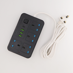 Cáp điện mở rộng dây điện với 4 ổ cắm và USB Power Strip - Product Image 4