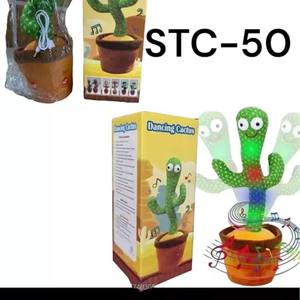 Танцующий как в TikTok красный кактус-игрушка: забавное украшение для дома, поющий, вращающийся и говорящий, для детей - Product Image 2