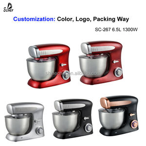 Mixeur électrique puissant pour la <span class=keywords><strong>cuisine</strong></span> à domicile avec bol en acier inoxydable de 6,5 pintes, mélangeur à spirale haute performance pour la pâte - Product Image 6