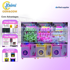 2026 KAIMI OEM Máquina de grúa de muñecas Happy Moment con ranura para múltiples monedas, soporte universal de divisas, modo <span class=keywords><strong>Pro</strong></span> para vending global y concentrador de premios - Product Image 1
