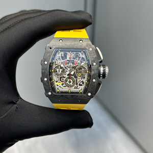 Popular RM 27-02 Full Carbon Fiber Case Sapphire Crystal Floating Tourbillon Movement Power Reserve Waterproof Men's <b>Watch</b> - Product Image 1