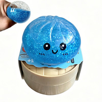 Juguete antiestrés de extrusión de dumpling arcoíris con caja de vapor, suave, nuevo y único, juguetes de fiesta, juguete para apretar, dumpling squishy