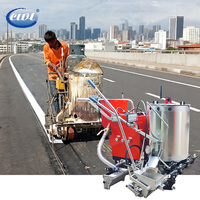 Équipement de marquage routier manuel 15 cm – Économique, utilisation par une seule personne, directement de l'usine pour les parkings