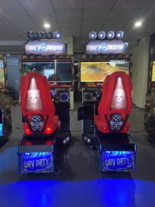 Máquina de Juegos Arcade de Doble Jugador con Monedero y Billetes, Simulador de Carreras Dirty Driving con 1 Año de Garantía - Product Image 5