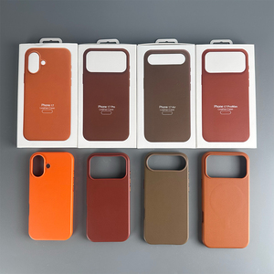 Étui en cuir PU L006 en gros avec fonctions magnétiques et d'animation pour iPhone 17 Pro Max – Étui en cuir professionnel pour iPhone - Product Image 1