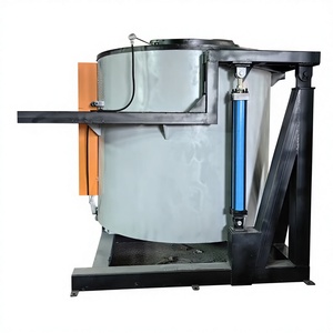 Forno di Fusione Industriale a Risparmio Energetico con Resistenza Riscaldante, Forno Basculante per Fusione Alluminio con Crogiolo, 380V - Product Image 1
