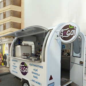 2024 Multifunctional Double Sinks Street Mobile Food Coffee Van Food Cart Price and Bakery Oven With Fast Food Machines - Product Image 1