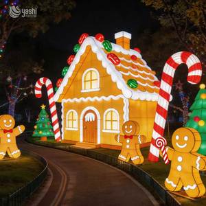 Décoration de renne rougeoyante faite à la main de qualité supérieure-Lanterne de renne LED pour décoration extérieure de Noël e - Product Image 3