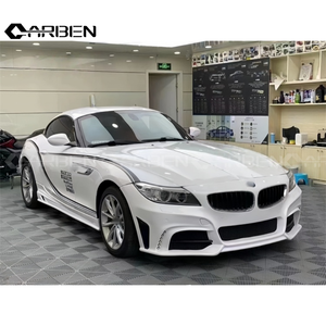Kit di Aggiornamento Paraurti Anteriore e Posteriore in Fibra di Vetro e Minigonne Laterali, Adatto per BMW <span class=keywords><strong>Z4</strong></span> <span class=keywords><strong>E89</strong></span> 2009-2016, Kit Carrozzeria Stile Rowen - Product Image 3