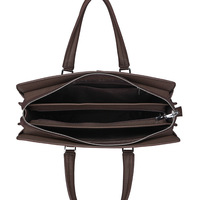 Nouvelle Sacoche d'Affaires pour Homme 2025 en PU Durable avec Compartiments Extensibles, Sac à Bandoulière Luxe Tendance